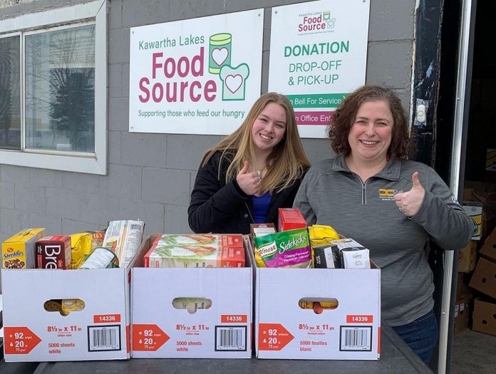 For 21 years and with the support of more than 100 volunteers, Kawartha Lakes Food Source has been serving the community as a central distribution centre that provides food to their own food bank and seven member food bank, 24 schools, and six social service agencies. (Photo courtesy of  Kawartha Lakes Food Source)