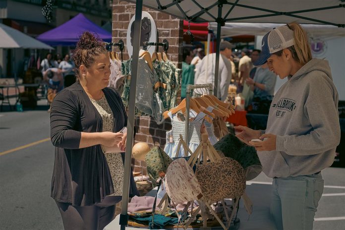 In celebration of local vendors and businesses who will be attending the Millbrook Fall Festival from 11 a.m. to 5 p.m. on September 23, 2023, the Millbrook Business Improvement Area has lots of goodies to give away, including the grand fall festival basket and 50 reusable shopping bags full of items donated by local businesses. (Photo: Dave Harry / Fire Horse Photography www.firehorsedigital.com)