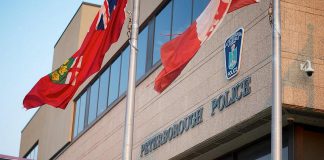 Peterborough Police Service headquarters on Water Street in downtown Peterborough. (Photo: Pat Trudeau)