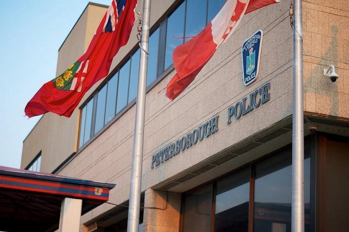 Peterborough Police Service headquarters on Water Street in downtown Peterborough. (Photo: Pat Trudeau)