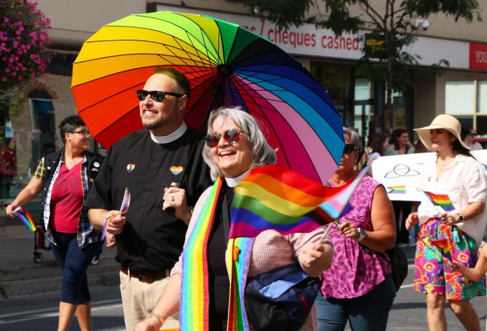 The annual Peterborough-Nogojiwanong Pride Parade on September 23, 2023. (Photo courtesy of Sean Bruce)