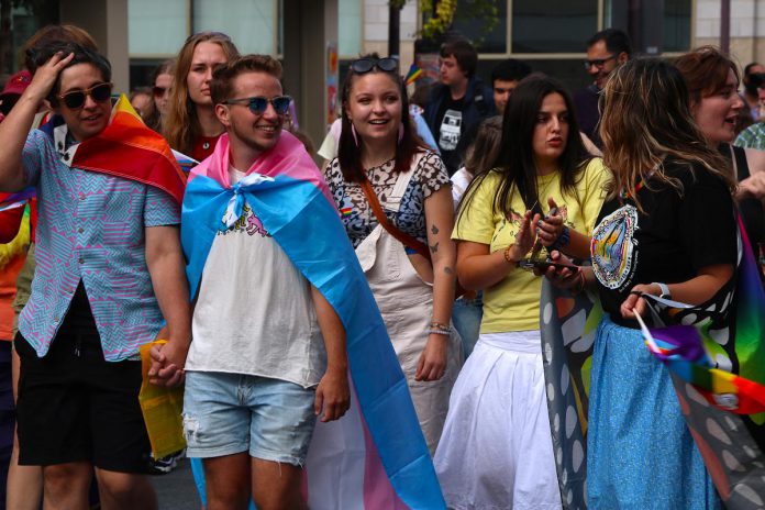 The annual Peterborough-Nogojiwanong Pride Parade on September 23, 2023. (Photo courtesy of Sean Bruce)