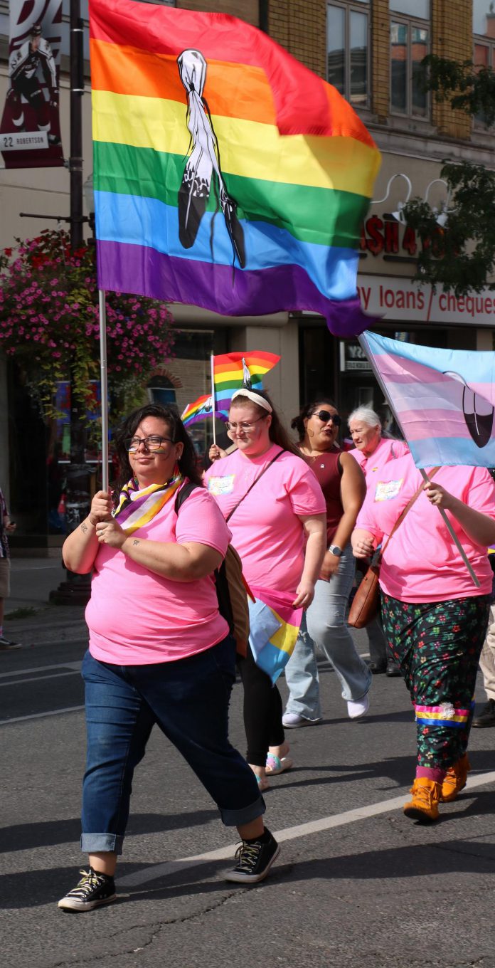 The annual Peterborough-Nogojiwanong Pride Parade on September 23, 2023. (Photo courtesy of Sean Bruce)
