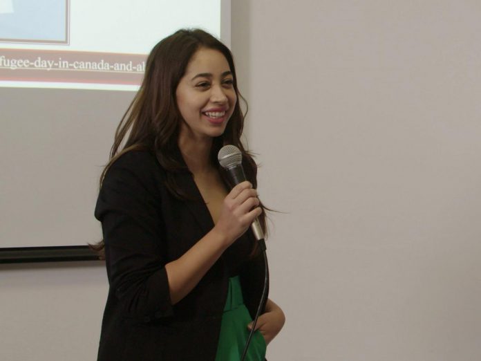 At the Trent University School of Graduate Studies' 2022 Three Minute Thesis competition, Simal Iftikhar's thesis took third place, winning the Trent Graduate Student Association Prize. Her research analyzes the experiences of refugees in the Canadian education system, looking for barriers to success and how changes can be made. To conduct her research, Iftikhar has spoken to refugees who have either recently finished high school or are on their way to completing high school in Canada. (Photo courtesy of Simal Iftikhar)