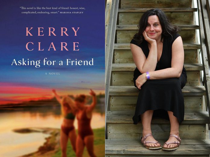 Peterborough native Kerry Clare, the Toronto-based author of the novel "Asking for a Friend" which will be released on September 5, 2023, will be attending the grand opening of Take Cover Books in Peterborough's East City on Saturday, September 9. (Author photo by Stuart Lawler)
