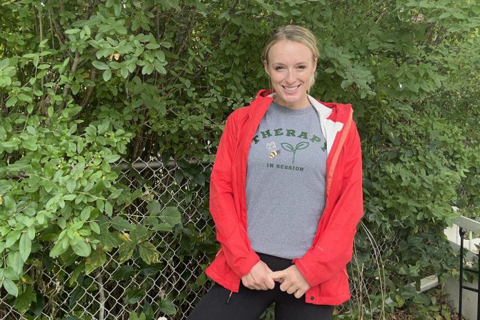 When Peterborough resident Ashley Webster was facing mental health challenges following an ADHD diagnosis at 36 years old, she turned to gardening as her therapy. Now with the launch of her business Braidwood Blooms, Webster is using social media to share tips for beginner gardening while also sharing stories about mental health. She has also launched an online store with products aimed to support individual mental health while donating to mental health initiatives in the community. Braidwood Blooms will be selling cut flowers in the spring and summer of 2024. (Photo courtesy of Ashley Webster)