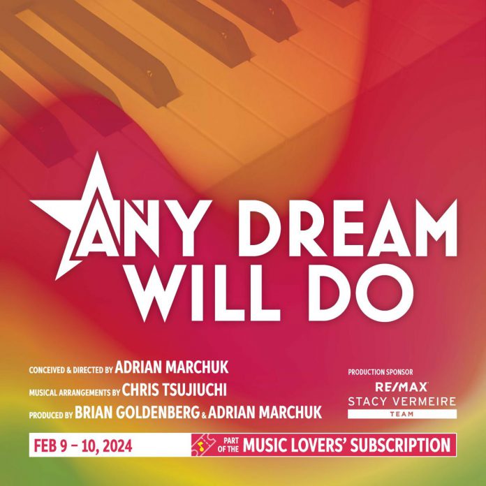Any Dream Will Do: The Music of Andrew Lloyd Webber promotional image. (Graphic courtesy of Capitol Theatre)