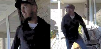 The suspect in a residential break and enter in Colborne on October 28, 2023. (Police-supplied photos)