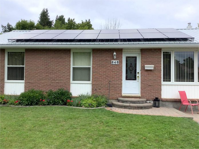For most homeowners, rooftop solar is the best option for adding renewable energy. Connie McCracken, a member of the climate activist group For Our Grandchildren, had solar panels installed on the roof of her bungalow. (Photo: Connie McCracken)