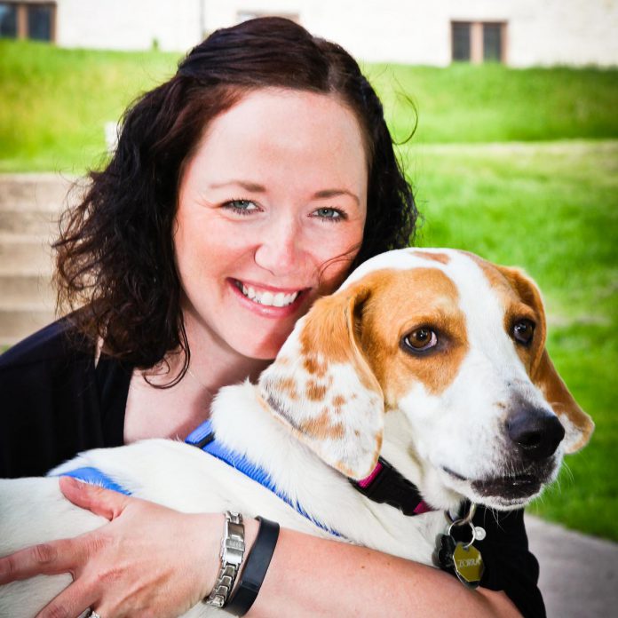 Nicole Truman is an active community member both through her practice as partner at Fox Law as well as serving on the boards of local nonprofits, including as president of the board of the Peterborough Humane Society. She and her husband have a 10-year-old American Foxhound mix named Zorra who they adopted from the Lakefield Animal Welfare Society. (Photo: Peterborough Humane Society)