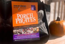 The fall 'Porch Pirates for Good' porch food drive to help restock the dwindling shelves at Kawartha Food Share takes place on October 28, 2023. (Photo: Kawartha Food Share / Facebook)