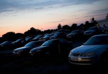 Cars parked at the Port Hope Drive In, located on Theatre Road south of Highway 401 about halfway between Port Hope and Cobourg. (Photo: Port Hope Drive In)