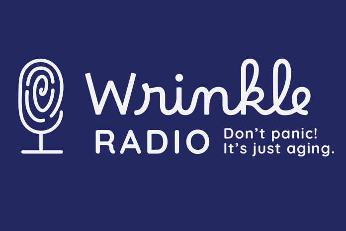 The first season of Trent University professor Sally Chivers' Wrinkle Radio podcast covered topics including what grey hair says about us and the aging world we live in, the forces that make us fear aging, sex during aging, age-related technology, and more, with each episode featuring expert guests on the topic. Along with a second season, Wrinkle Radio has a new logo. (Logo: Emma Scott Designs)