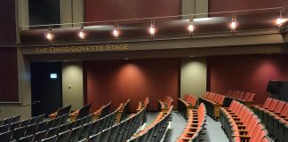 Located at 290 George Street North in downtown Peterborough, Showplace Performance Centre has a 632-seat mainstage theatre including a large stage, orchestra pit, and green room as well as a lower-level multi-purpose room with a seating capacity of 100. (Photo: Showplace Performance Centre)