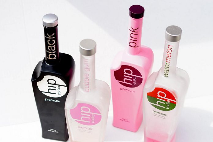 According to co-founder Ray Leighton, Hip Vodka is a "fun brand" offering vodka in unique flavours including mango, watermelon, and bubble gum. (Photo courtesy of Hip Vodka)