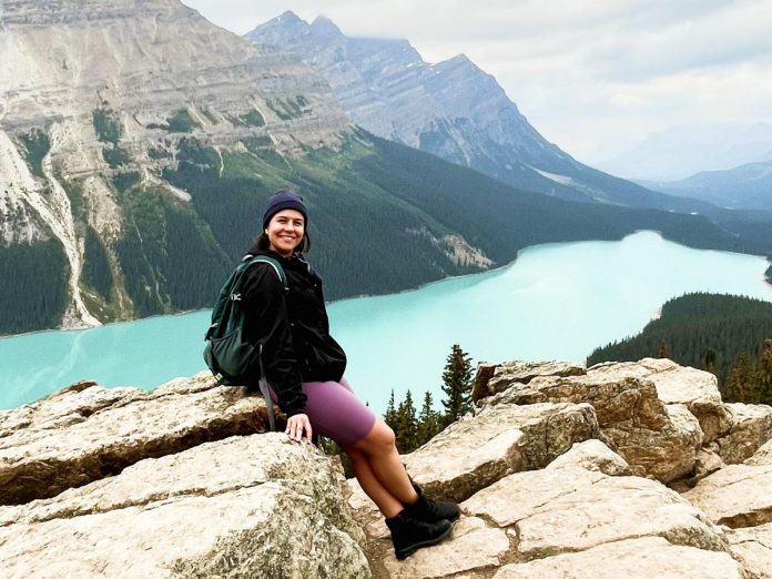 An avid adventurer, Camila Duarte believes travel has helped her leadership skills by exposing her to different worldviews. She began the biggest adventure of her life when she left her home in Colombia, South America at 18 years old to pursue an education in Canada. (Photo courtesy of Camila Duarte)