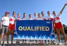 A former Olympic rower, Peterborough's Carol Love (left) coached the women's coxed eight team to a fifth-place finish at the 2023 World Rowing Championships in Belgrade, Serbia, in September 2023, qualifying the team for the Paris 2024 Olympics, where they will be the defending Olympic champions having won gold at the Tokyo Games in 2021. (Photo: Rowing Canada Aviron)