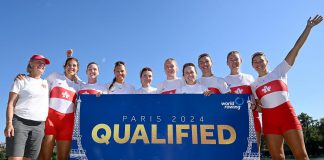 A former Olympic rower, Peterborough's Carol Love (left) coached the women's coxed eight team to a fifth-place finish at the 2023 World Rowing Championships in Belgrade, Serbia, in September 2023, qualifying the team for the Paris 2024 Olympics, where they will be the defending Olympic champions having won gold at the Tokyo Games in 2021. (Photo: Rowing Canada Aviron)