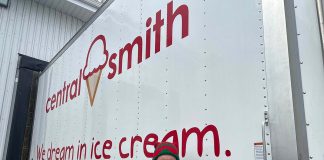 For the third year in a row, Central Smith Creamery in Selwyn Township will be filling a delivery truck with donated non-perishable food items instead of ice cream for the "Fill the Truck" campaign, which encourages local businesses and organizations to collect food items and monetary donations by December 15, 2023, when Central Smith will pick up the donations and deliver them to Kawartha Food Share. (Photo: Central Smith Creamery / Facebook)