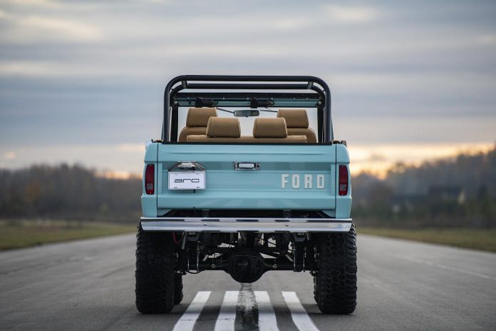 The idea for ARC Motor Company began with co-founder Sloane Paul's interest in classic cars. She wanted to restore and electrify a 1974 Ford Bronco, but discovered there weren't any companies in Canada that could do it. She enlisted the knowledge and expertise of her brother Tom Chep, an electrical engineer. (Photo: Lucas Scarfone)