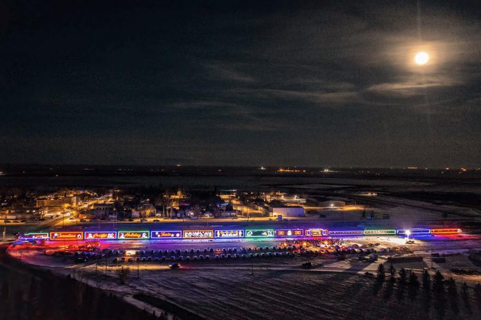 For the past 25 years, the CPKC Holiday Train has been touring Canada and the United States to raise money, food, and awareness for the important work that food banks do in their communities. (Photo: CKPC)