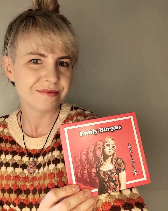 Peterborough musician Emily Burgess will host a release party for her latest album "Arrow" on January 27, 2024 at the Gordon Best Theatre in downtown Peterborough. Joining her on stage will be Ryan and Sam Weber, Marcus Browne, and Dawson McManus, with Melissa Payne opening. (Photo courtesy of Emily Burgess)