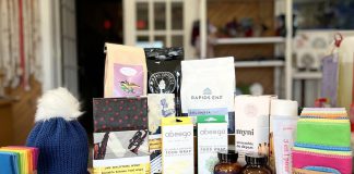 The Peterborough GreenUP Store and Resource Centre in downtown Peterborough offers many eco-friendly choices for your holiday gift giving, including locally made items that support the local economy while decreasing the amount of greenhouse gas emissions from delivery vehicles. (Photo: Eileen Kimmett / GreenUP)