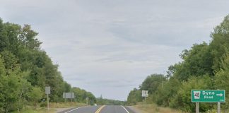 Highway 118 at Dyno Road in the municipality of Highlands East. (Photo: Google Maps)