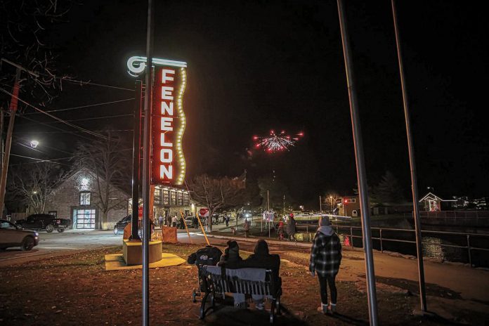 Santa Day in Fenelon Falls on November 25, 2023 features a day of fun for the entire family culminating with a Santa Claus parade followed by a fireworks display. (Photo via Fenelon Falls Santa Day website)