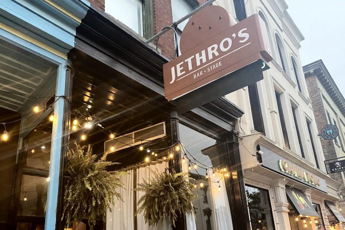Musician Kayla Howran opened Jethro's Bar + Stage in April 2022 to provide another live music venue in downtown Peterborough. The venue features regular live music on Thursday to Saturday nights, along with the blues jam on Sunday afternoons. (Photo: Paul Rellinger / kawarthaNOW) 
