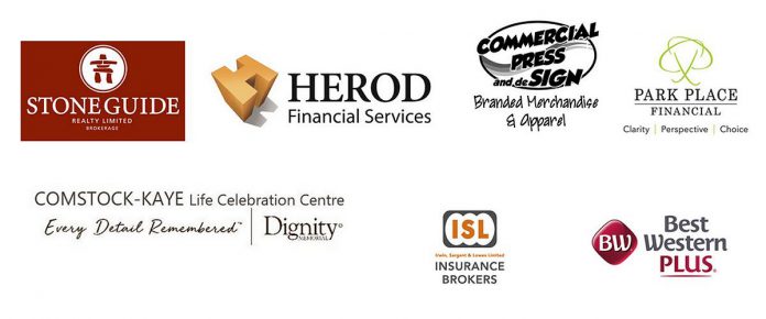 The sponsors of the 2023 Kawartha Rotary Christmas Auction. (Supplied logos)