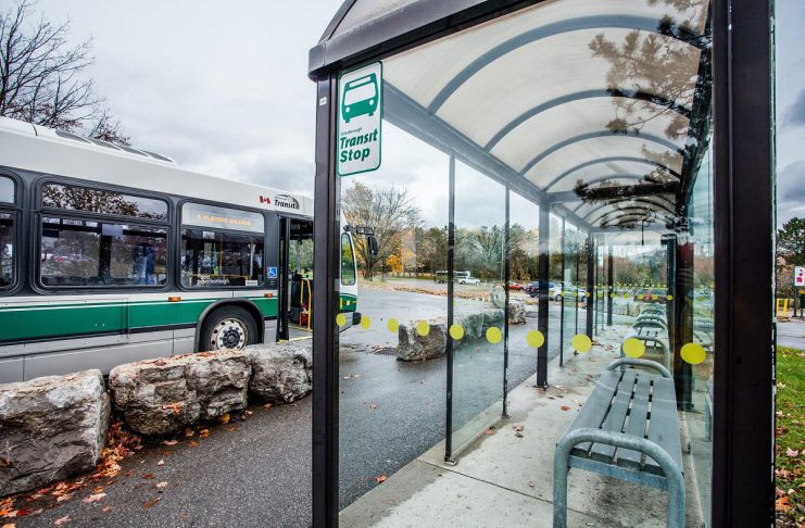Peterborough ward candidates outline their priorities for transportation and active transportation A Peterborough Transit bus in front of a transit stop. (Photo: City of Peterborough)