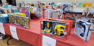 The Salvation Army Peterborough is offering a Christmas Assistance Program to provide food and toys to family who are in need this holiday season. Appointments can be made to visit the Salvation Army Temple at 219 Simcoe between November 20 and December 15 for a grocery store gift card and a toy selection for children and youth. The Salvation Army is now accepting donations for the toy shop. (Photo courtesy of Salvation Army Peterborough)