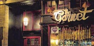 Now the location of Crook & Coffer, The Garnet at 231 Hunter Street West was open from 2014 until 2021. Former owner Chad Emby is auctioning off memorabilia from the bar and live music venue to pay back a federal pandemic loan he received prior to selling the business. (File photo)