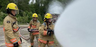 The Kawartha Lakes Fire Rescue Service is recruiting volunteer firefighters for most of its fire stations, especially in rural areas. Candidates need to be dedicated, have excellent teamwork skills, be in good health, and be physically fit. New volunteer recruits will complete 40 hours of online training exercises and 60 hours of in-person training sessions. (Photo: City of Kawartha Lakes)