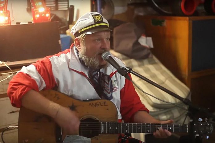 Hamilton's legendary comedic musician and performance artist B.A. Johnston performs at the Pig's Ear Tavern in downtown Peterborough on Saturday night along with indie singer-songwriter Poor Pelly. (kawarthaNOW screenshot of Incorrect Thoughts video)