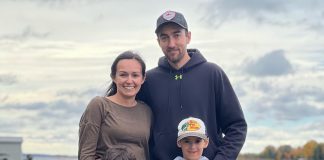 Michelle (back left) and Ian (back right) were in shock when their daughter, Summer (front left), was diagnosed last year, at the age of four, with a rare form of liver cancer. After the initial juggling act of travelling to Toronto for treatment, Summer was able to continue her lifesaving care closer to home at Peterborough Regional Health Centre, which made the challenges of the disease a little easier on the young family. (Photo courtesy of Peterborough Regional Health Centre Foundation)