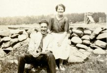 Earl Hugill and Agatha Rumney of Coboconk in 1923, the year before Agatha wrote a recipe for golden marmalade on the back of a menu from her husband's restaurant. Submitted by Kawartha Lakes Museum and Archives, the recipe is one of four recently added to the City of Kawartha Lakes' "Recipe Revival" project. (Photo: Kawartha Lakes Museum and Archives)