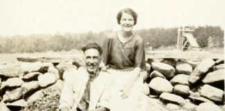 Earl Hugill and Agatha Rumney of Coboconk in 1923, the year before Agatha wrote a recipe for golden marmalade on the back of a menu from her husband's restaurant. Submitted by Kawartha Lakes Museum and Archives, the recipe is one of four recently added to the City of Kawartha Lakes' "Recipe Revival" project. (Photo: Kawartha Lakes Museum and Archives)