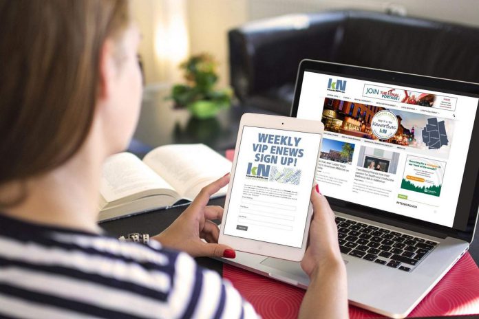 To keep readers connected with local news and events during Meta's news block on Facebook and Instagram, kawarthaNOW now also offers a daily enews digest as well as its weekly VIP enews. (Photo: kawarthaNOW)