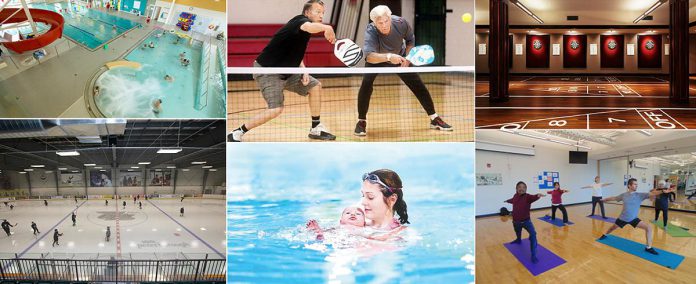 The City of Peterborough is seeking feedback from residents on a new tiered membership model for community recreation that would include access to recreation facilities throughout the city that offer public swims, skates, sports, adult leisure programming, fitness classes, and more. (Photos: City of Peterborough)
