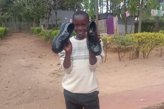 In 2023, Millbrook resident David McNab held his first charcuterie board fundraiser to help Kenyan farmer Naomy and her adopted 10-year-old son Emmanuel. The raised funds helped purchase a school uniform for Emmanuel as well as a pair of shoes to replace the ones he had worn out. (Photo supplied by David McNab)