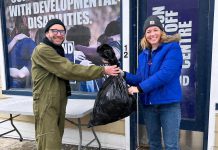 Beyond the Blue Box, a community-based waste reduction and reuse organization, has been busy behind the scenes since a "devastating" fire in September 2023 wreaked havoc on its main building at 14 Covert Street in Cobourg. The organization is still able to accept donations at its adjacent building at 12 Covert Street, which was undamaged by the fire. (Photo: Beyond the Blue Box / Facebook)