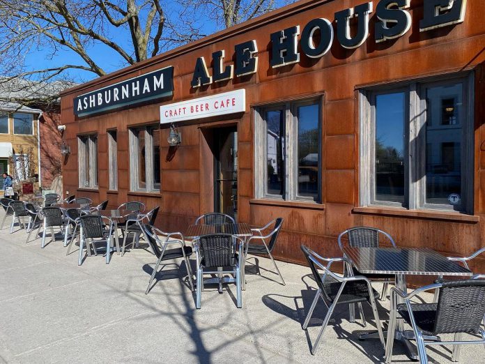 Ashburnham Ale House, pictured in 2022, now has a deep red rustic patina finish. (Photo: Ashburnham Ale House)