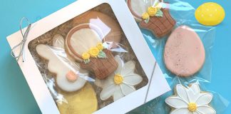 Community Care Northumberland's annual Easter cookie fundraiser from March 1 to 18, 2024 supports its Meals on Wheels program in Northumberland County. Each $20 box contains five individually wrapped, decorated Easter cookies from Roda's Kitchen in Cobourg. (Photo: Roda's Kitchen)