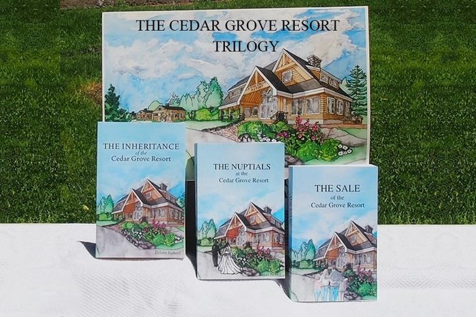 Harcourt-born author Deloris Packard used her 30 years of experience working in the hospitality industry as inspiration for her Cedar Grove Resort trilogy, which is about three sisters running an inherited resort in cottage country. Her own love for the industry began when she began working at the Elephant Lake Lodge in the Haliburton Highlands when she was a young teen. (Photo courtesy of Deloris Packard)