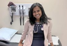 Dr. Madura Sundareswaran, a first-generation Canadian whose parents came to Canada from Sri Lanka and settled in Toronto where she was raised, is a family physician who opened her practice in Peterborough in 2019. In January 2023, she opened the Peterborough Newcomer Health Clinic as a transitional clinic that provides short-term medical care for up to six months for immigrants and refugees in Peterborough city or county. (Photo courtesy of Peterborough Newcomer Health Clinic)