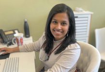 Dr. Madura Sundareswaran, a family physician who has been leading the Peterborough Newcomer Health Clinic since January 2023, is seeking another family physician who can work at the clinic for a half day per week and possibly take on some of the clients of the transitional clinic after they have been discharged. (Photo courtesy of Dr. Madura Sundareswaran)