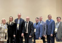 Northumberland County warden Brian Ostrander (far right) attended the recent Rural Ontario Municipal Association (ROMA) conference in Toronto with his Eastern Ontario Wardens' Caucus colleagues to to highlight challenges around housing with Ontario minister of infrastructure Kinga Surma (second from left). Also pictured, from left to right, are Peterborough County warden and EOWC vice-chair Bonnie Clark, Renfrew-Nipissing-Pembroke MPP John Yakabuski, Renfew County warden and EOWC chair Peter Emon, United Counties of Prescott & Russell warden Pierre Leroux, Lanark-Frontenac-Kingston MPP John Jordan, and Peterborough-Kawartha MPP Dave Smith. (Photo courtesy of EOWC)