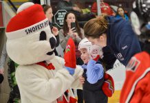 The Healthy Planet Arena will host a free public skate with Snofest Pete on Family Day as part of the City of Peterborough's annual Snofest winter family festival running from February 16 to 19, 2024. (Photo: City of Peterborough)